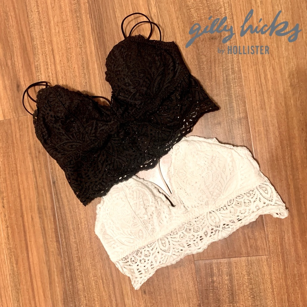 3 for $15– 2 Gilly Hicks Bralettes, Medium